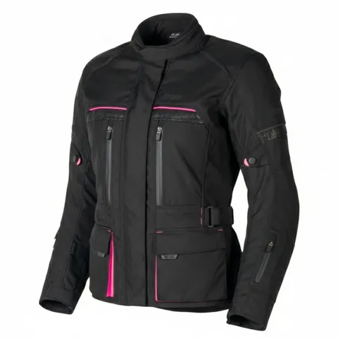 DXR Veste Moto DXR ROADTRIP WOMAN - Noir / Rose