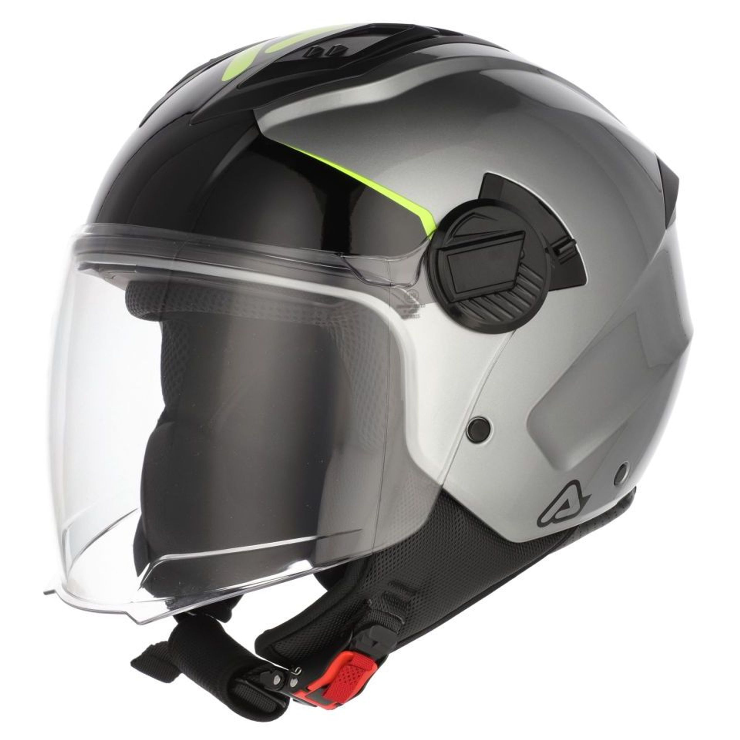 Acerbis Casque jet Acerbis JET LEVANTE - Gris / Jaune