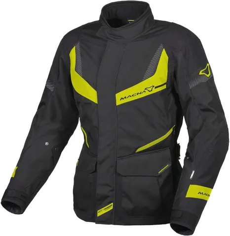 Macna Rancher veste textile de moto pour dames imperméable à l’eau
                                                                                                                                                                                                    
                        noir/jaune