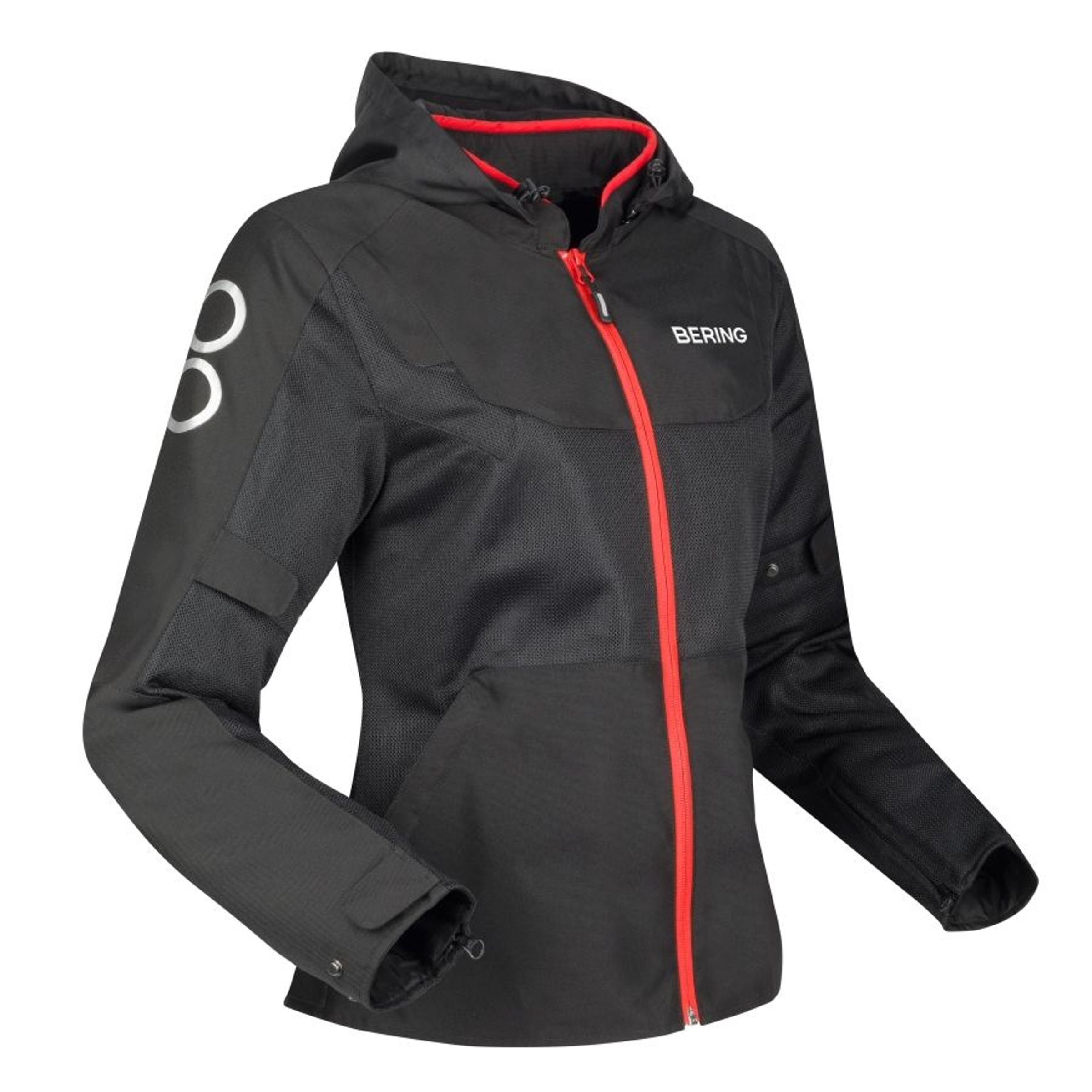 Bering Blouson Moto Bering PROFIL - Noir / Rouge