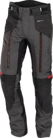 Büse Monterey Pantalon textile de moto imperméable à l’eau pour dames
noir/gris