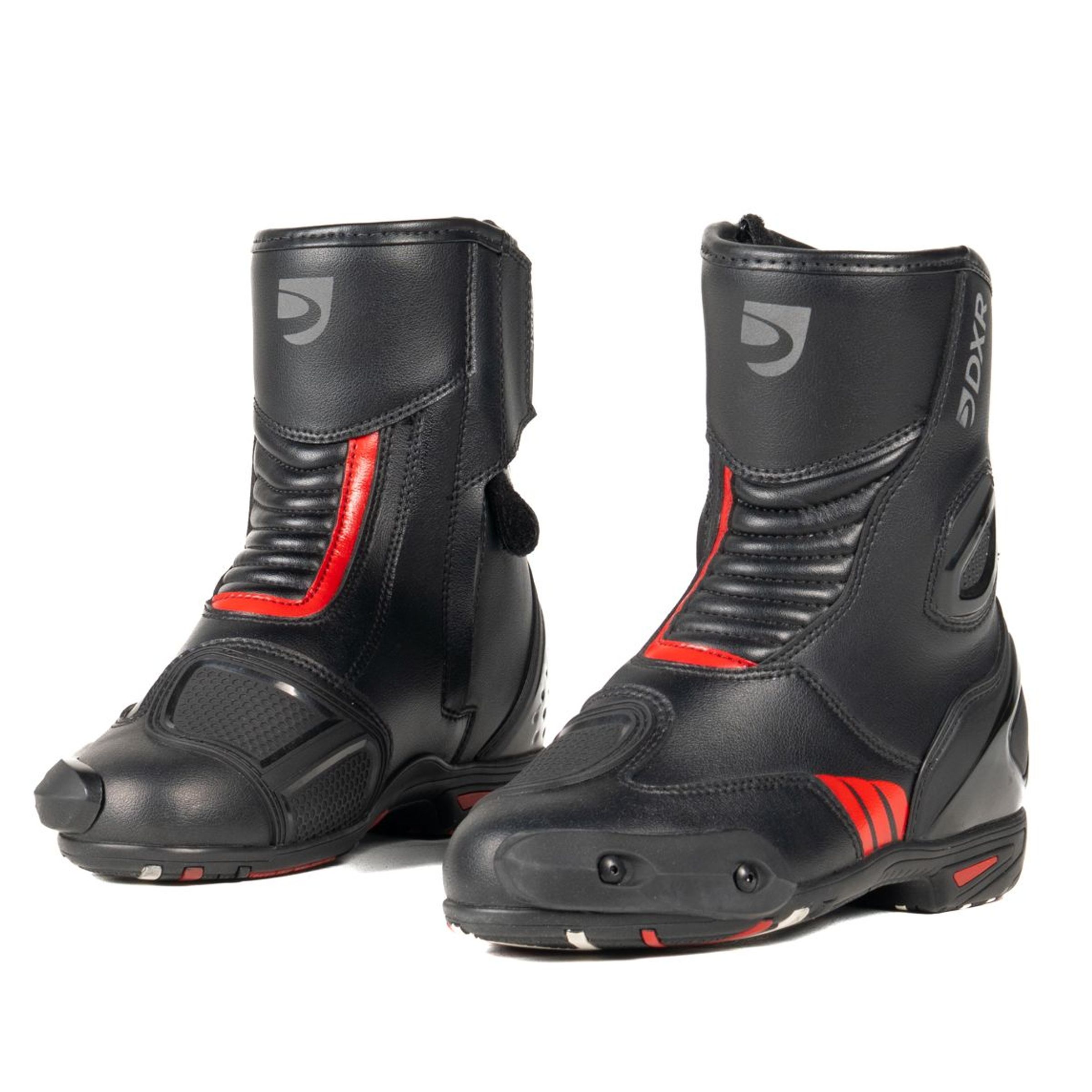 DXR Demi-bottes DXR CODE EVO SHORT - Noir / Rouge