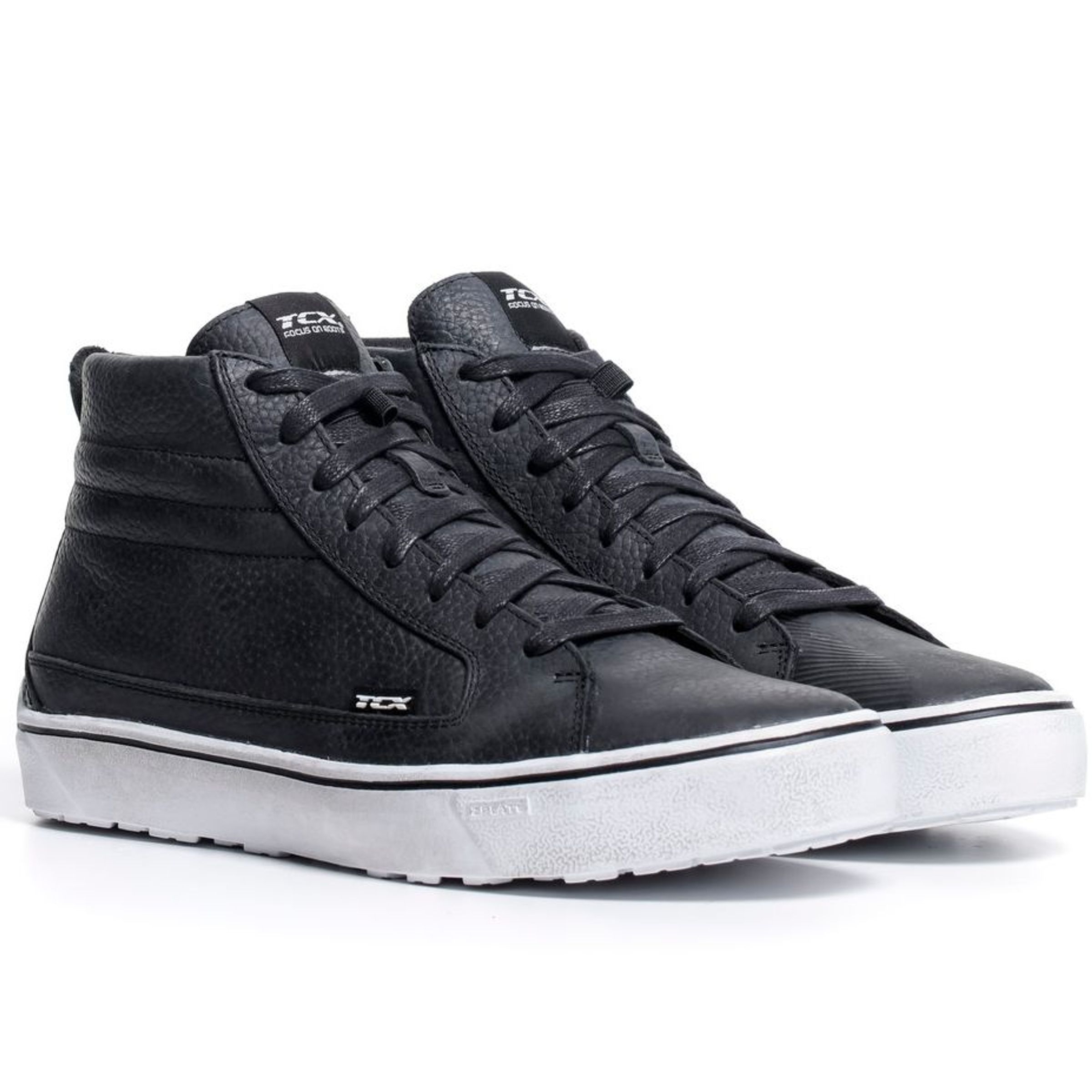TCX Boots Baskets Moto TCX Boots STREET 3 WATERPROOF - Noir / Blanc
