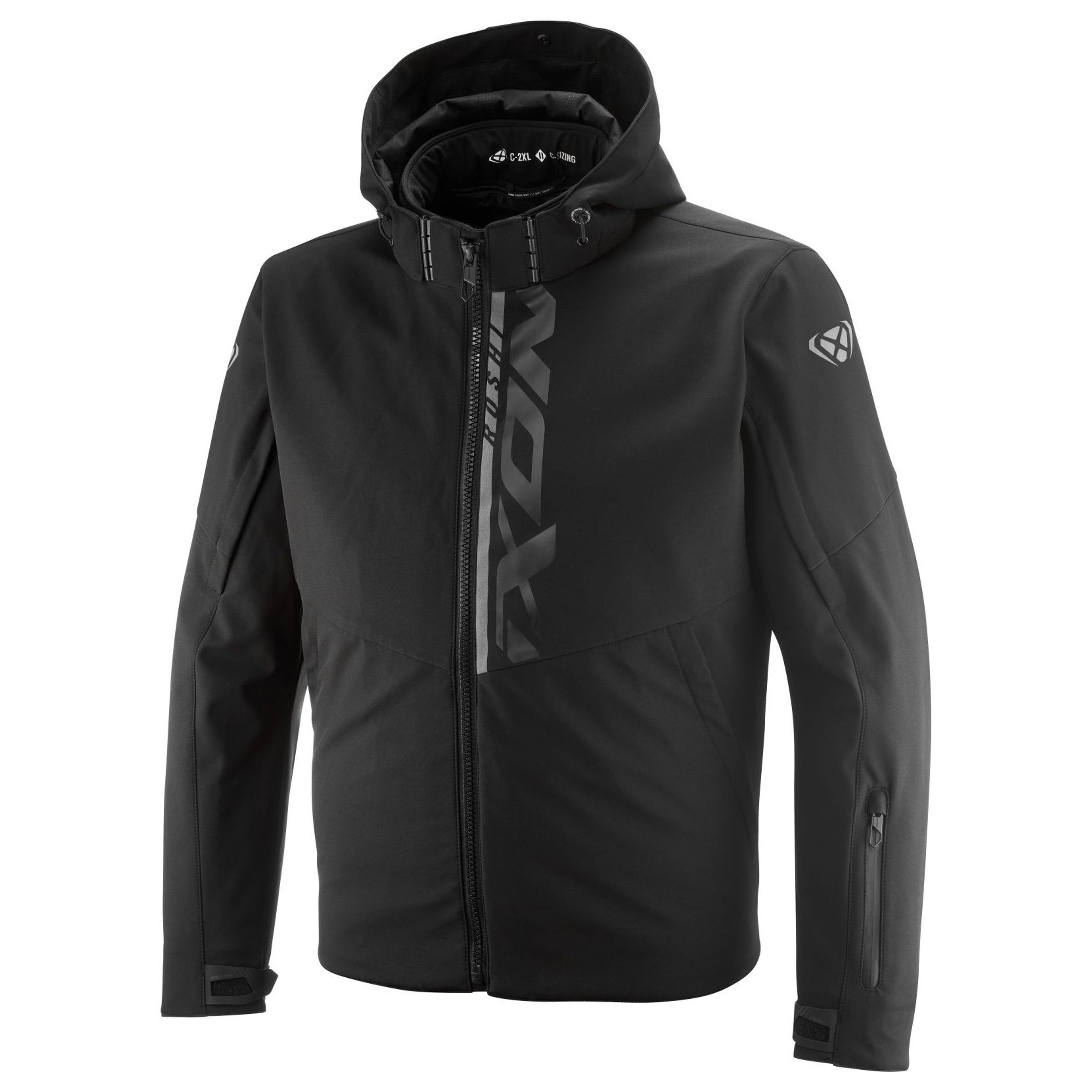 Ixon Blouson Moto Ixon ROSHI KING SIZE - Noir