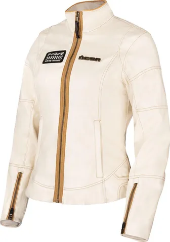 Icon Tuscadero 3 Veste textile moto pour dames
noir