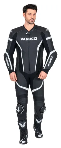 Vanucci VSM-4 Hommes Combinaison cuir 1 pièce