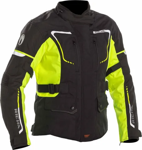 Richa Phantom 2 imperméable à l’eau dames moto textile veste
noir/jaune