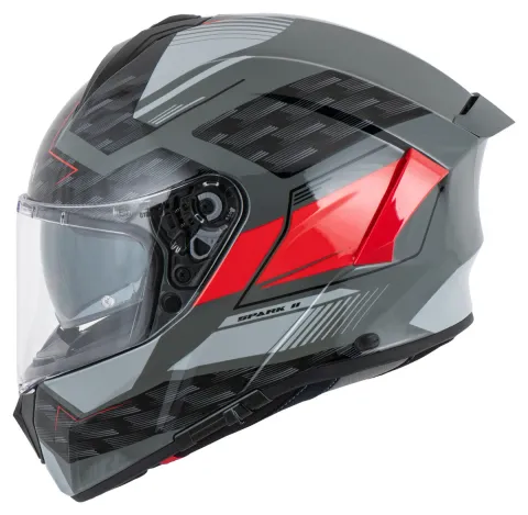 Airoh Spark 2 Zenith Casque Intégral Anthracite Noir Rouge 2XL