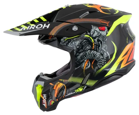 Airoh Twist 3 Toxique Casque De Cross