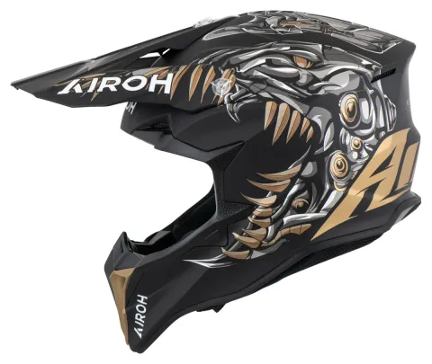 Airoh Wraaap Cyborg Casque De Cross