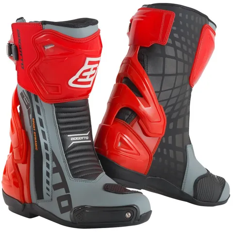 Bogotto Donington Bottes de moto
noir/rouge