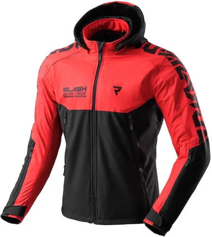 Rebelhorn Slash Softshell Veste textile moto imperméable
Noir/Blanc