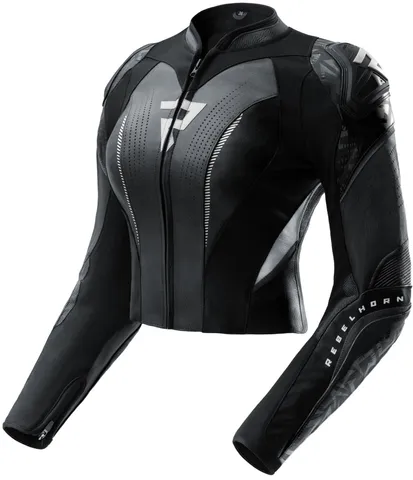 Rebelhorn Diva RS Veste en cuir moto pour femmes
Noir/Blanc