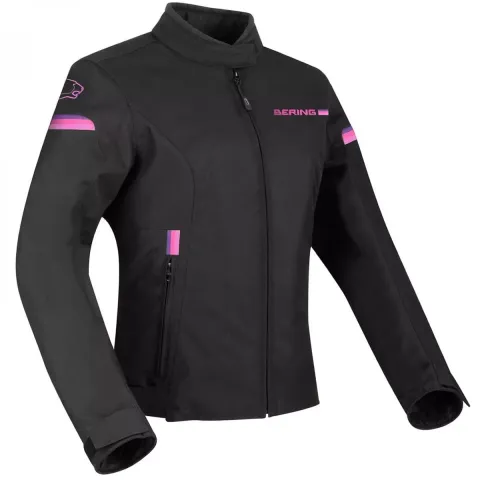 BERING Blouson Bering Riva Noir Fuchsia