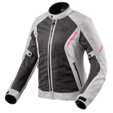 REV'IT Blouson REV'IT Torque 2 H2O Noir Gris Clair