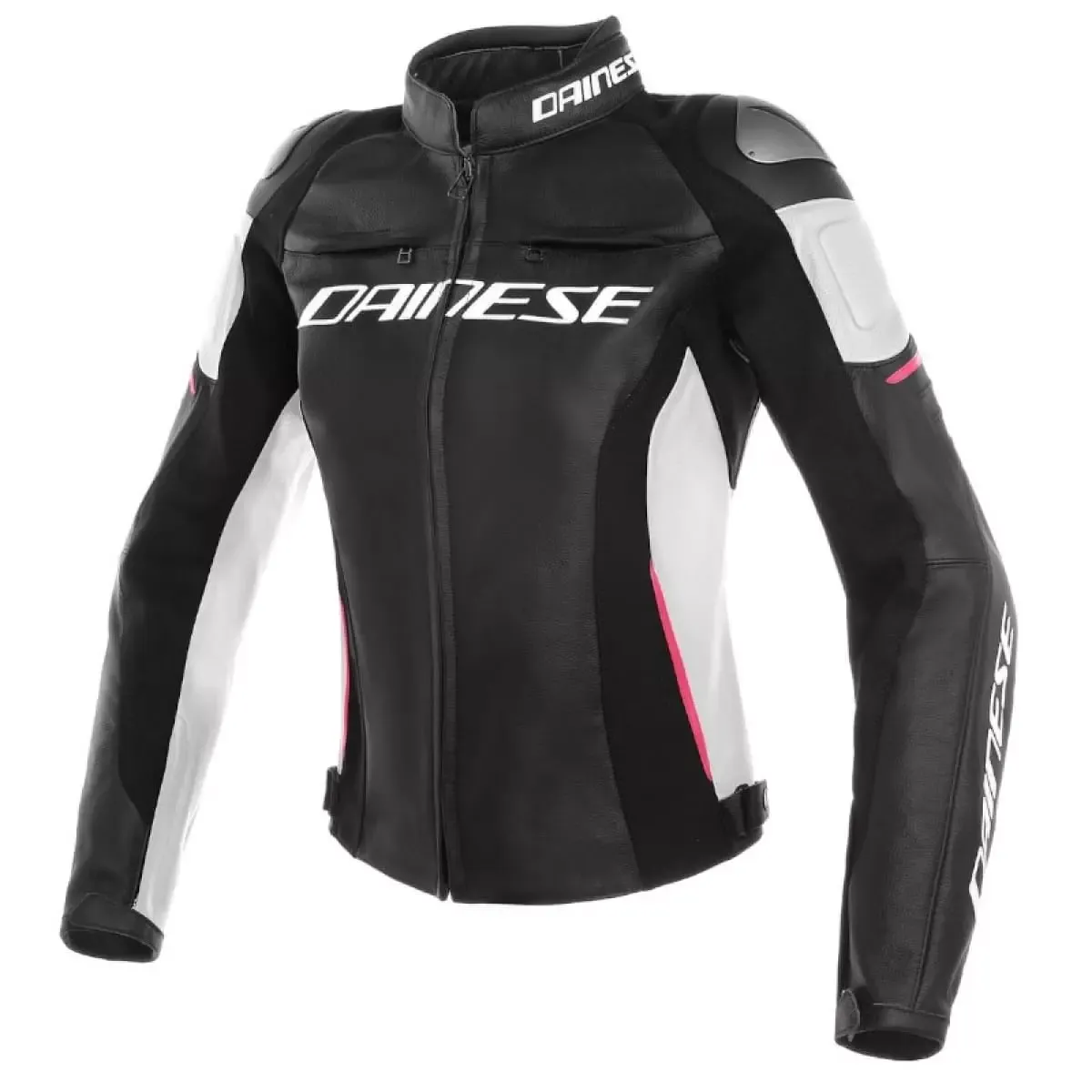 DAINESE Blouson Dainese Racing 3 Noir Blanc Rose T76