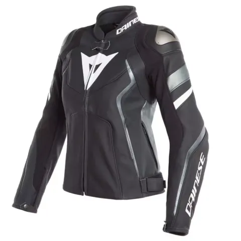 DAINESE Blouson Dainese Avro 4 Pelle 26A Noir Blanc Gris