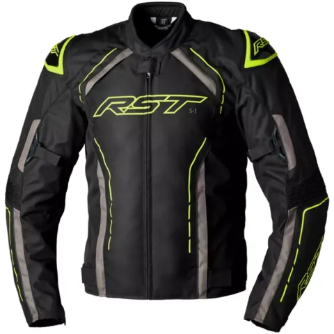 RST Blouson RST S-1 Noir Gris Jaune Fluo