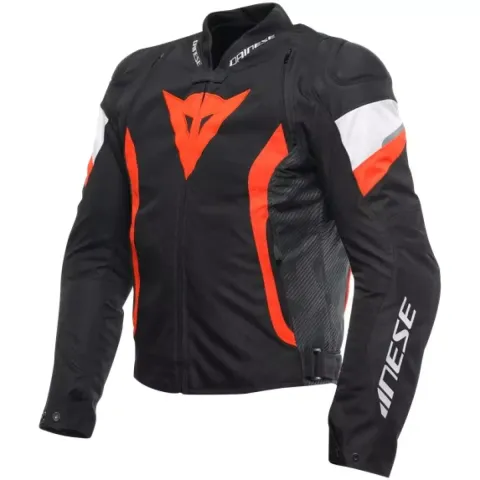 DAINESE Blouson Dainese Avro 5 Tex Noir Rouge Fluo Blanc
