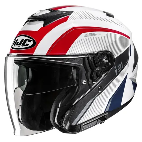 HJC Casque jet HJC I31 - RENO - Bleu / Rouge