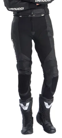 Vanucci Art XIX Femmes Pantalon De Combi En Cuir