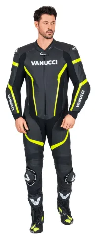Vanucci VSM-4 Hommes Combinaison cuir 1 pièce