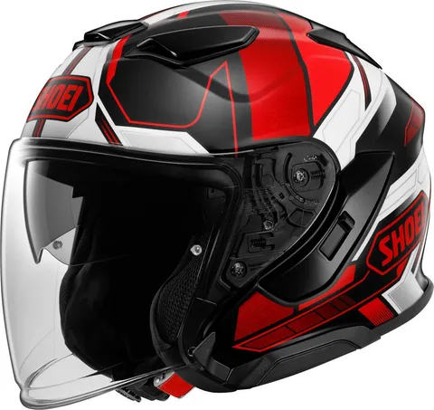 Shoei J-Cruise 3 Whizzy Casque jet
Noir/Blanc/Rouge/Bleu