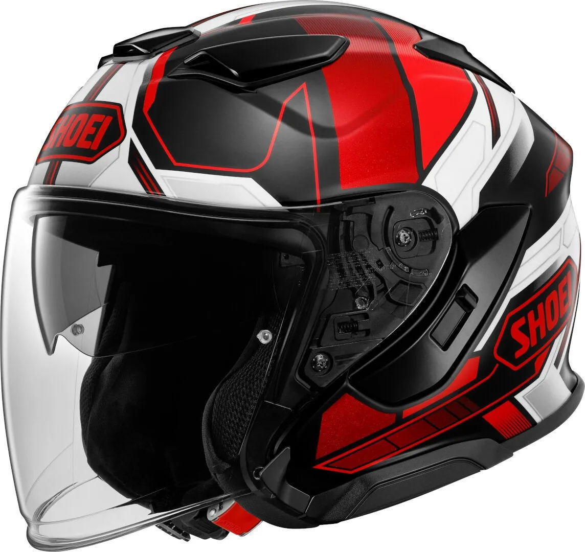 Shoei J-Cruise 3 Whizzy Casque jet
Noir/Blanc/Rouge/Bleu