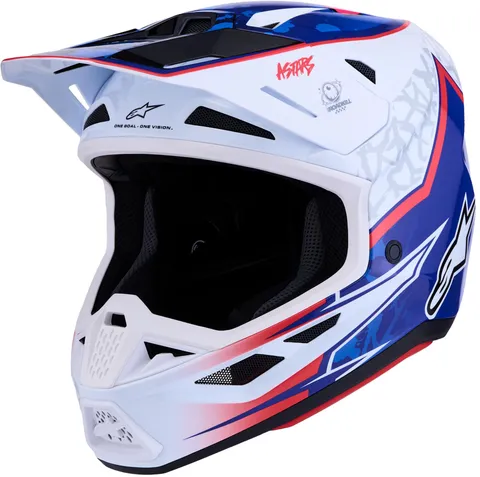 Alpinestars S-M7 Blaster Casque de motocross
noir/gris/jaune