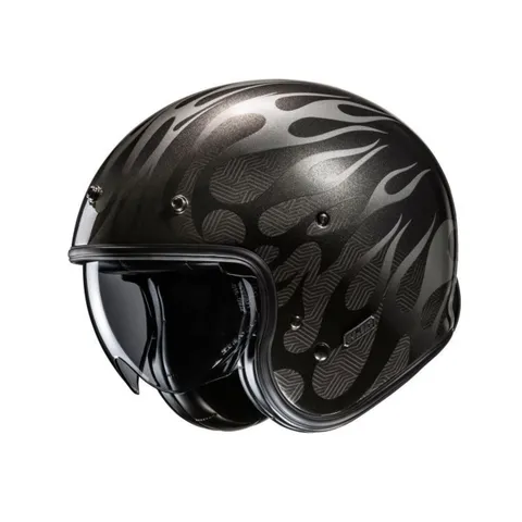 HJC Casque jet HJC V31 - FIRO - Noir / Gris