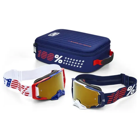 100% Masque cross Armega Patriot Pack 2 Masques 2027