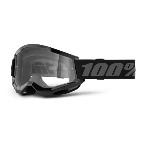 100% Masque cross Strata 2 Noir - Clair 2025