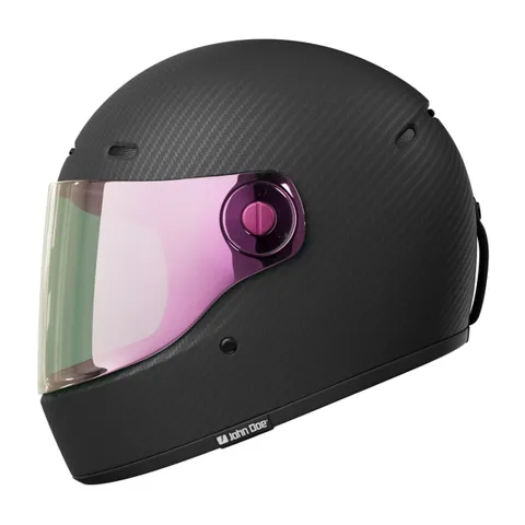 John Doe Casque intégral Jd/one Frozen Carbon - Carbone