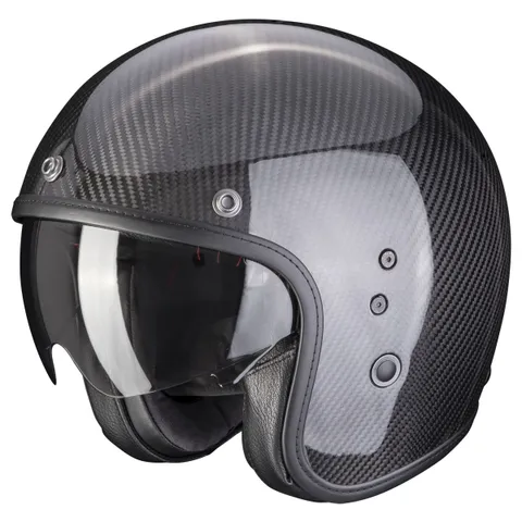 Scorpion Casque jet Exo Belfast Carbon EVO - Solid