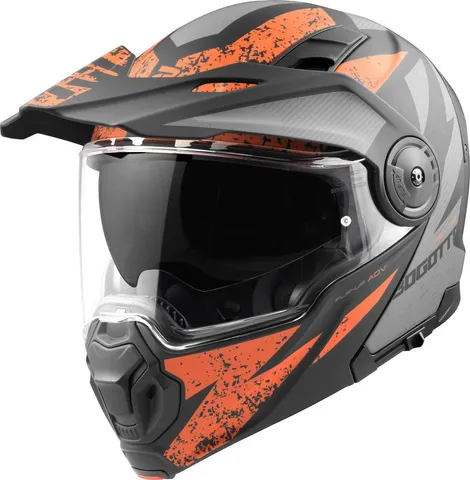 Bogotto FG-102 Safari Casque rabattable en fibre de verre Enduro