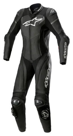 alpinestars Stella GP Plus Femmes Combinaison en cuir Noir Blanc 42