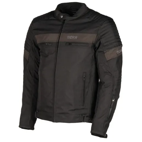 DXR Blouson Moto DXR CHUCK TEX - Noir / Marron