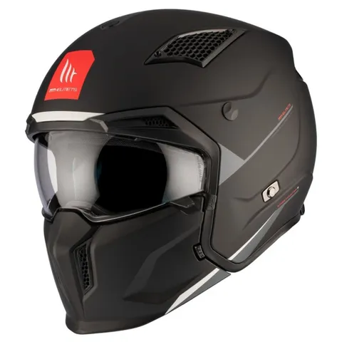 MT Helmets Casque jet Streetfighter SV S - Solid