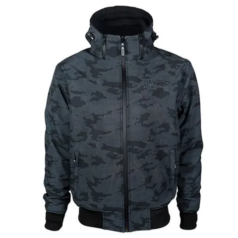 Harisson Blouson Moto Harisson STEWART DIGIT CAMO - Noir