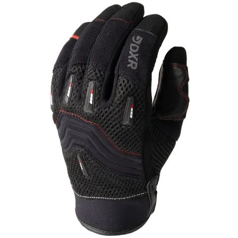 DXR Gants DXR BRAPP EVO - Noir / Rouge