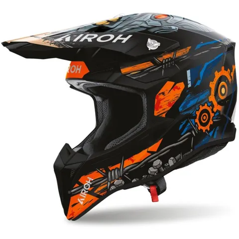 Airoh Casque cross Wraaap Gear 2027 - Multicolore