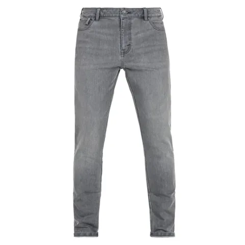 John Doe Jean Moto John Doe Pioneer Mono L32 - Straight / Régular - Gris / Noir