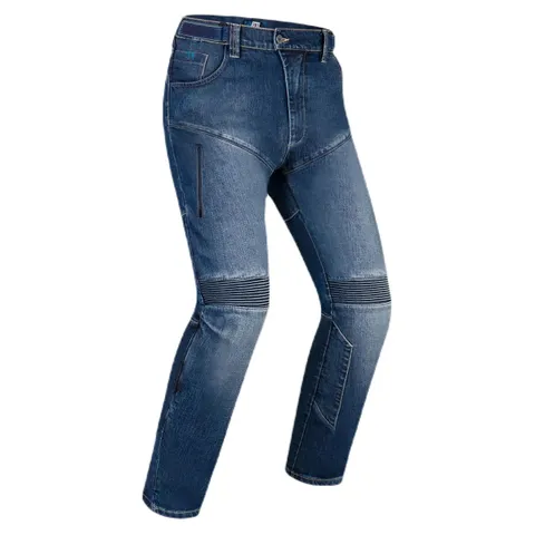 PMJ Jean Moto PMJ DUST - Straight / Régular - Bleu