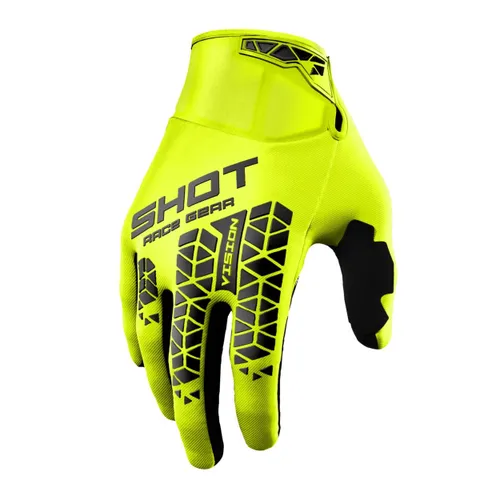 Shot Gants cross Vision - Neon Yellow 2027
