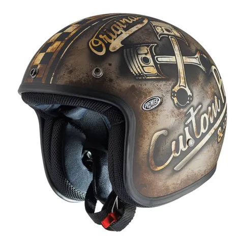 Premier Casque jet Premier JET CLASSIC OP 9 BM - Noir / Jaune