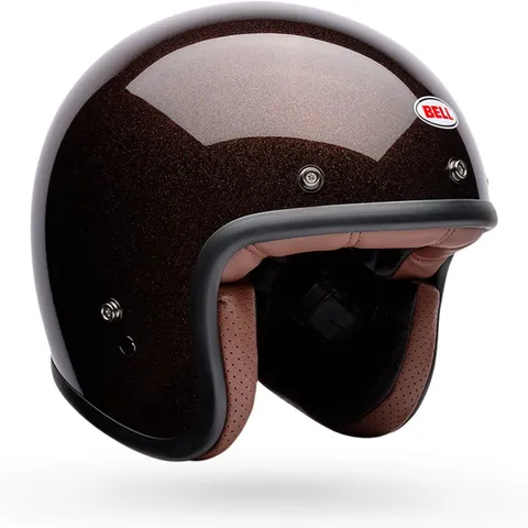 Bell Casque jet Bell CUSTOM 500 - FLAKE - Marron