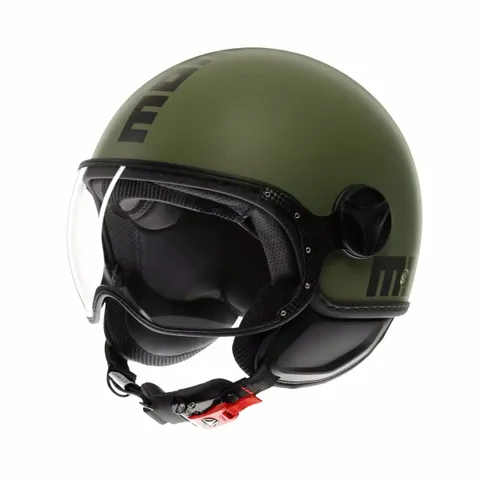Momo Design Casque jet Momo Design FGTR CLASSIC - Vert / Noir