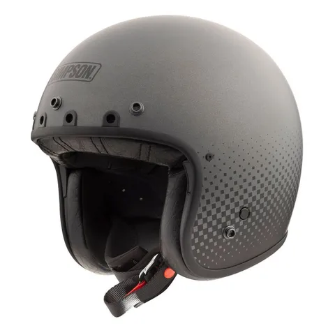 Simpson Casque jet Simpson CHOPPER - Gris