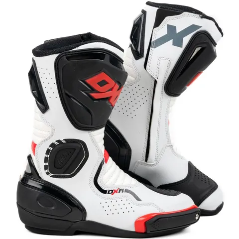 DXR Bottes DXR VENGER - Blanc / Rouge