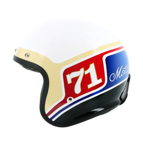 Helstons Casque jet Helstons SEVENTY ONE - Blanc / Noir
